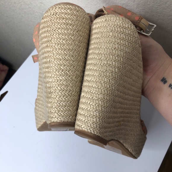 Splendid Polka Dot Espadrille Wedges - Picture 6 of 8